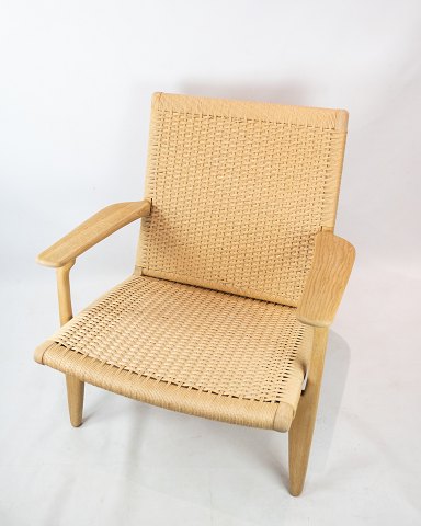 Armchair - Model CH25 - Light oak - Paper wicker - Hans J. Wegner - Carl Hansen 
& Søn