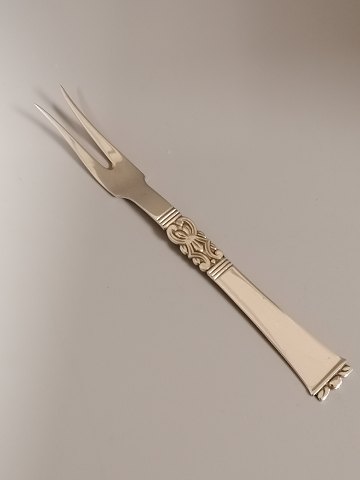 Danish silver cutlery The national patterned 
wooden fork fork