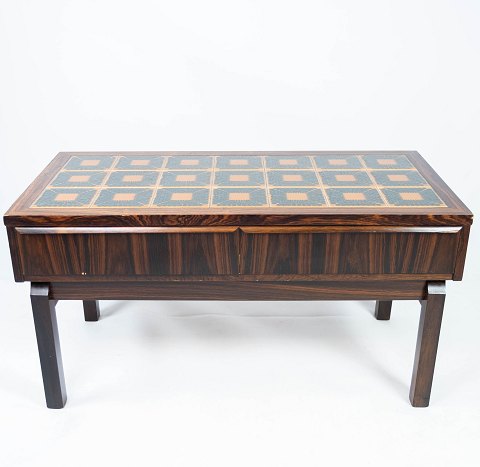 &#8203;Chest of drawers/Hallway furniture - Rosewood and Tiles - Danish Design - 
1960
