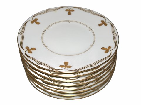 White with Gold Garland Art NouveauSide plate 15.4 cm.