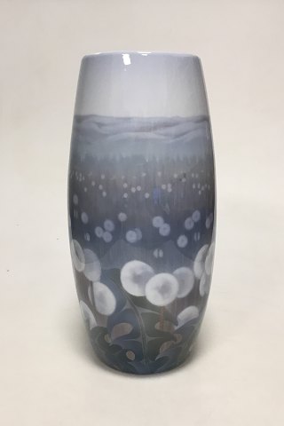 Royal Copenhagen Unique Vase by Jenny Meyer from Marts 1905 with Dandelions no 
9184
