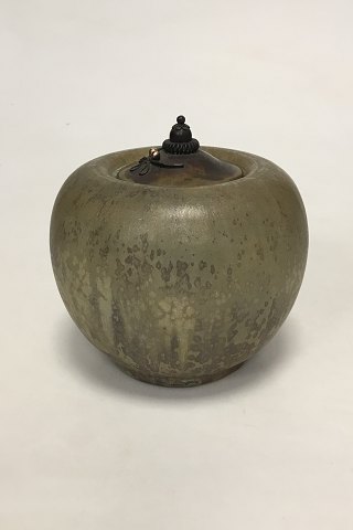 Royal Copenhagen Patrick Nordstrom Vase with Bronce lid from 23 February 1919