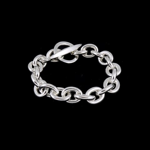 Anchor Chain Men's Bracelet Sterling Silver 925 - SunnyArmenia