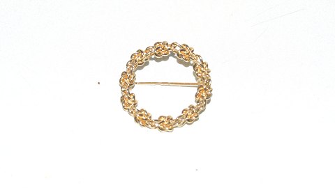 Elegant #Knude Brooch #Evald Nielsen with course 14 Karat Gold