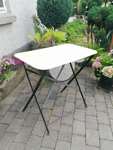 French cafe table made of iron