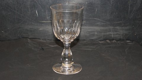 Rødvinsglas #Berlinoir glas med Olivenslibning