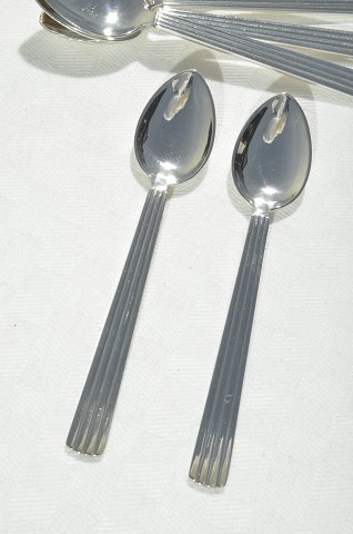 Bernadotte Georg Jensen sølvbestik  6 Mokkaskeer 035
