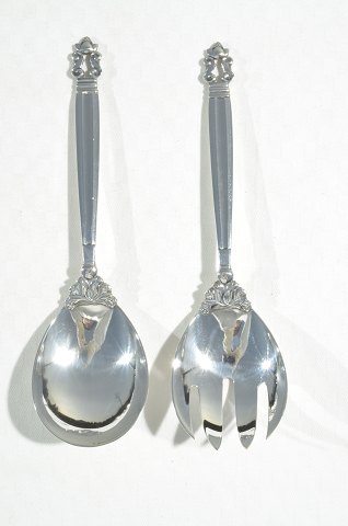 Acorn Georg Jensen  silver cutlery  Serving set medium
