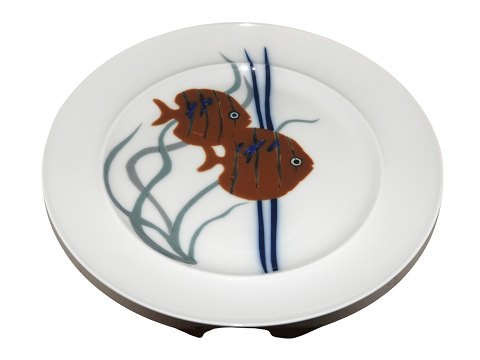Bing & GrondahlTest dinner plate with fish by Susanne Allpass