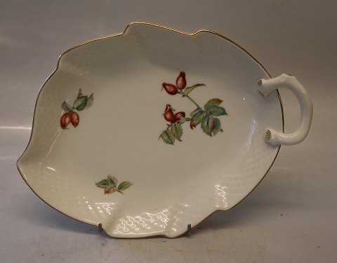 199 Leaf shaped dish, (large) 25 cm (357) Balder B&G - Rose Hib