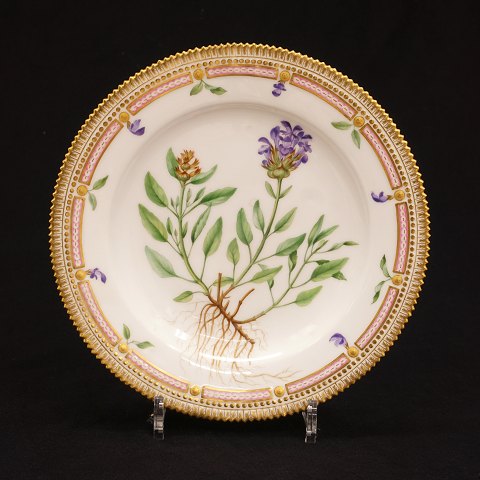 Early Flora Danica plate late 19th century. Royal 
Copenhagen 1870-90. "Brunella grandiflora Jacq."
D: 25cm