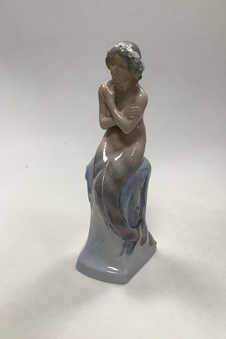 Royal Copenhagen Figurine Mermaid on Ice Rock No 1210.