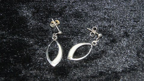 Elegant # Earrings in Silver