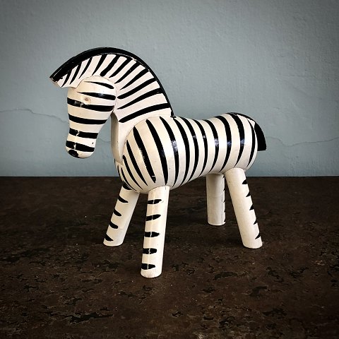 Kay Bojesen. Zebra of Painted wood.