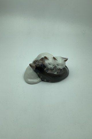 Royal Copenhagen Figurine of 3 cats lying No 304