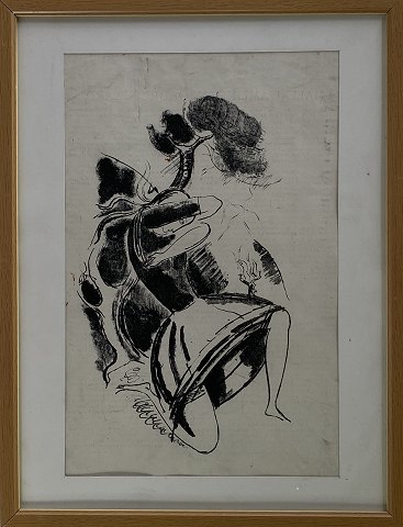 Axel Salto Lithograph from magazine  Klingen 
1917-1920