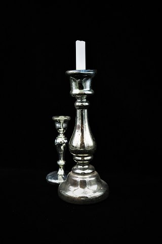 Large Swedish 1800 century candlestick in poor man