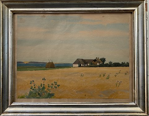 Harald Henriksen 1883-1960.Watercolor