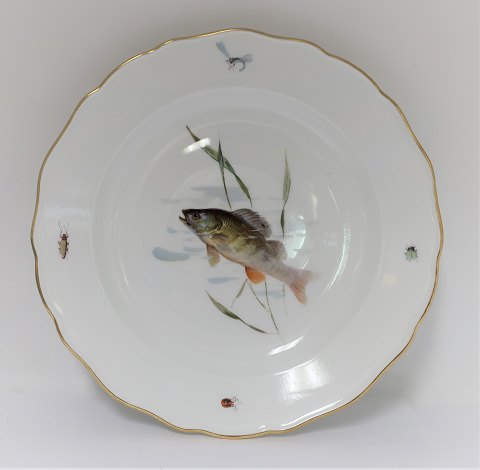 Meissen. Porcelain. Fish plate. Diameter 25 cm