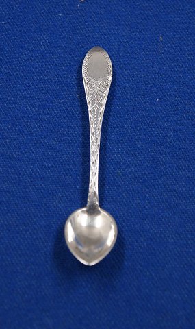 Empire Danish silver flatware, salt spoons 8cms