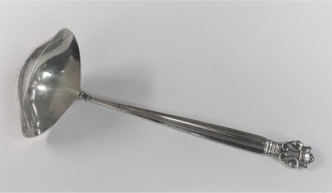 Georg Jensen. König. Saucenlöffel. Sterling (925). Länge 20 cm.