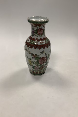 Chinese Oriental Vase in Red
