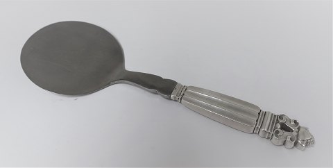 Georg Jensen. Sølv (925). Konge. Kagespade med stål. Længde 20,5 cm.