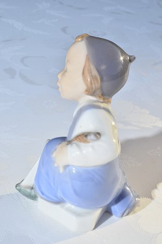 Royal Copenhagen Figurine 3272 Boy with sailing boat