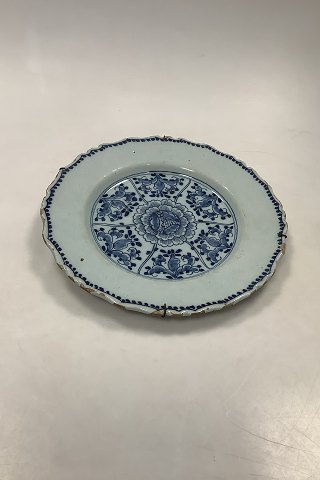 Antique Faience Plate from Holland or Italy