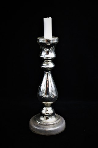 Large 19th century candlestick in poor man