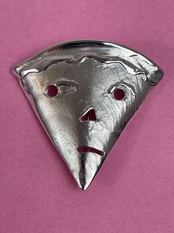 Brooch "Toppen", 4.2 cm, from Toftegaard Design, 925 sterling silver