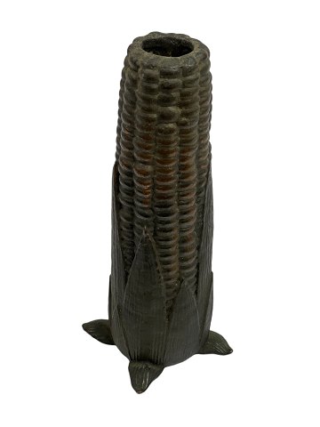 Bronze vase in the shape of a corncob, 1st half of the 20th century