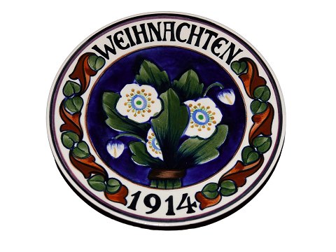 Aluminia
Christmas plate in German 1914 - Weihnachten