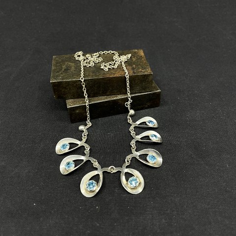 Hermann Siersbøl necklace with blue stones