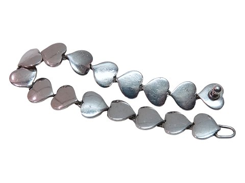 Hans Hansen sterling silver
Heart bracelet