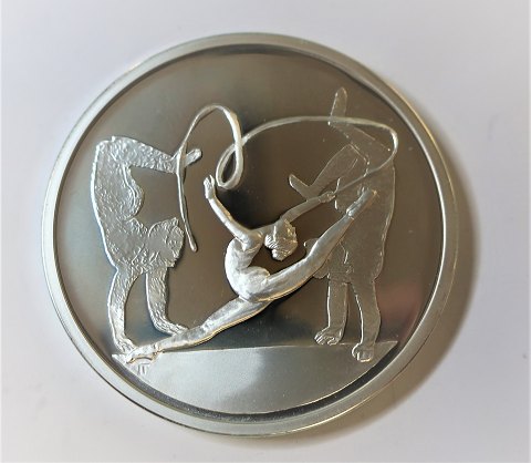 Griechenland. Silber 10 Euro Olympics 2004. Gymnastik