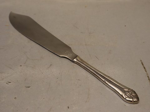 Fleur-de-lis Cake knife 27 cm Danish Silver Plate cutlery Fransk Lilje - Lilly 
of the valley