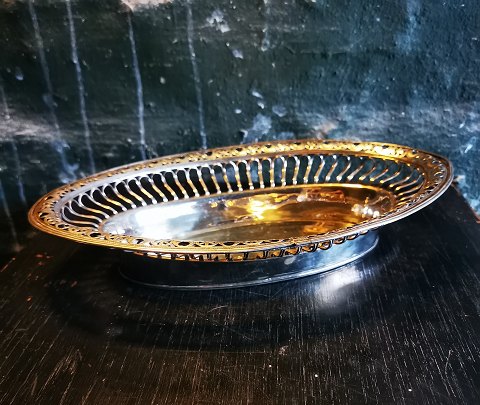 Bread tray in silver plate c. 1870