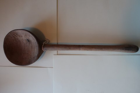 Big old spoon/ladle made of wood
Please look at the handle too