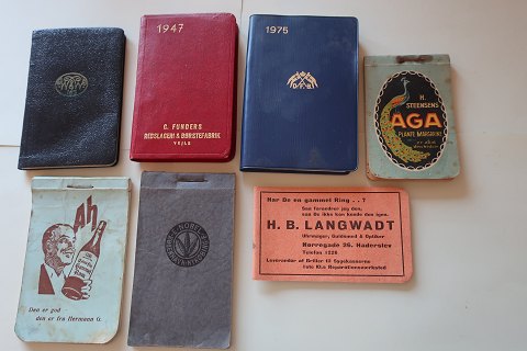For the collectors:
Old advertismentnotebook/pocket-notebook
From many old companies