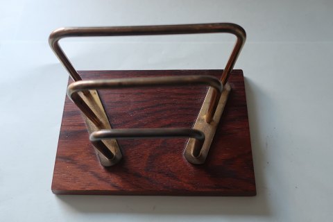 Vintage / retro box file made of wood and brass
L: about 11cm