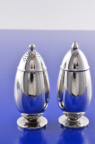 Georg Jensen silver Cactus Salt and pepper set 629A