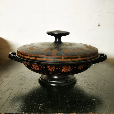 Lauritz Hjorth: Bowl in Greek/Roman style c. 1900