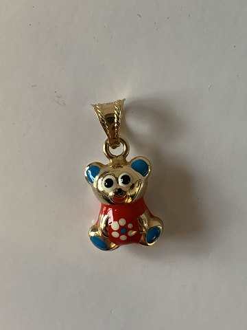 Teddy Bear Pendant in #14 carat Gold