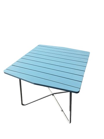 Garden table, light blue, Swedish Design
Great condition
