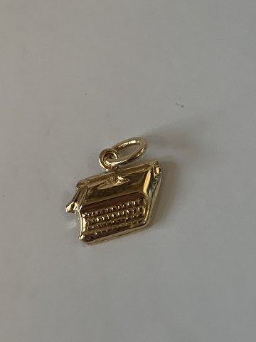 Skrivemaskine Vedhæng/Charms #14karat Guld