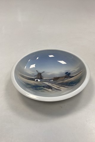 Lyngby Porcelain Bowl With Landscape motif No 124-3-93