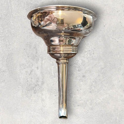 A Georgian Irish silver wine funnel made in Dublin in 1795 by Master William 
Bond.