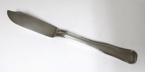 Georg Jensen. Sølvbestik (925). Dobbeltriflet. Fiskekniv. Længde 20 cm.