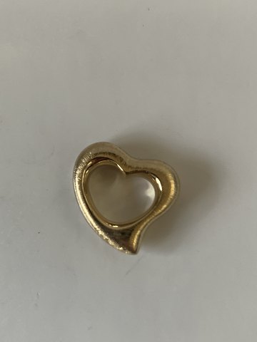 Heart pendant in 14 carat gold